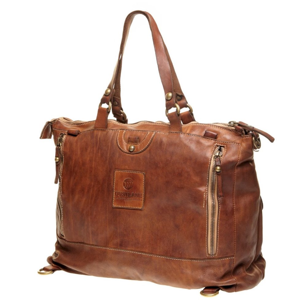 Dustlane Motorcycle Saddle Bag Type Two 14L Riders Kit – Genuine Leather Buff - Image 3