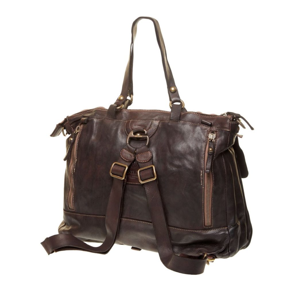 Borsa Laterale da Moto Dustlane Type One 20L Riders Kit – Pelle color Testa di Moro - immagine 4