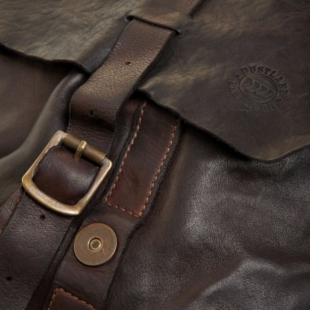 Motorcycle Saddlebag Type Two 14L Riders Kit – Genuine Leather Dark Brown - Image 5