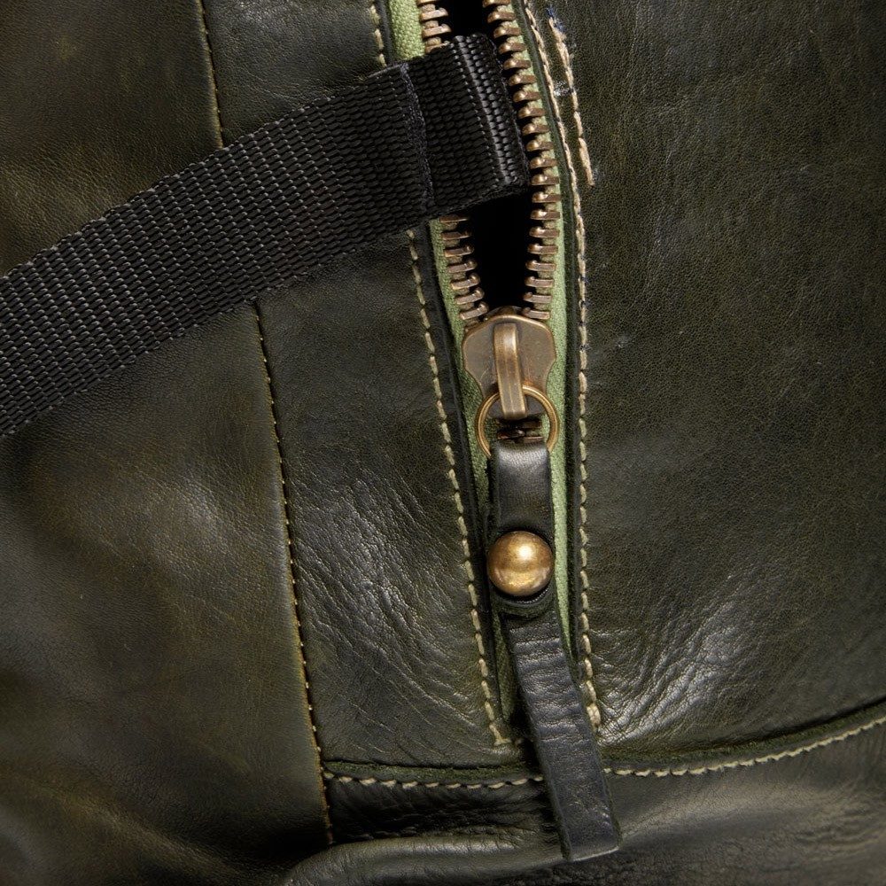 Borsa Laterale da Moto Dustlane Type One 20L Riders Kit – Pelle color Verde Bottiglia - immagine 4