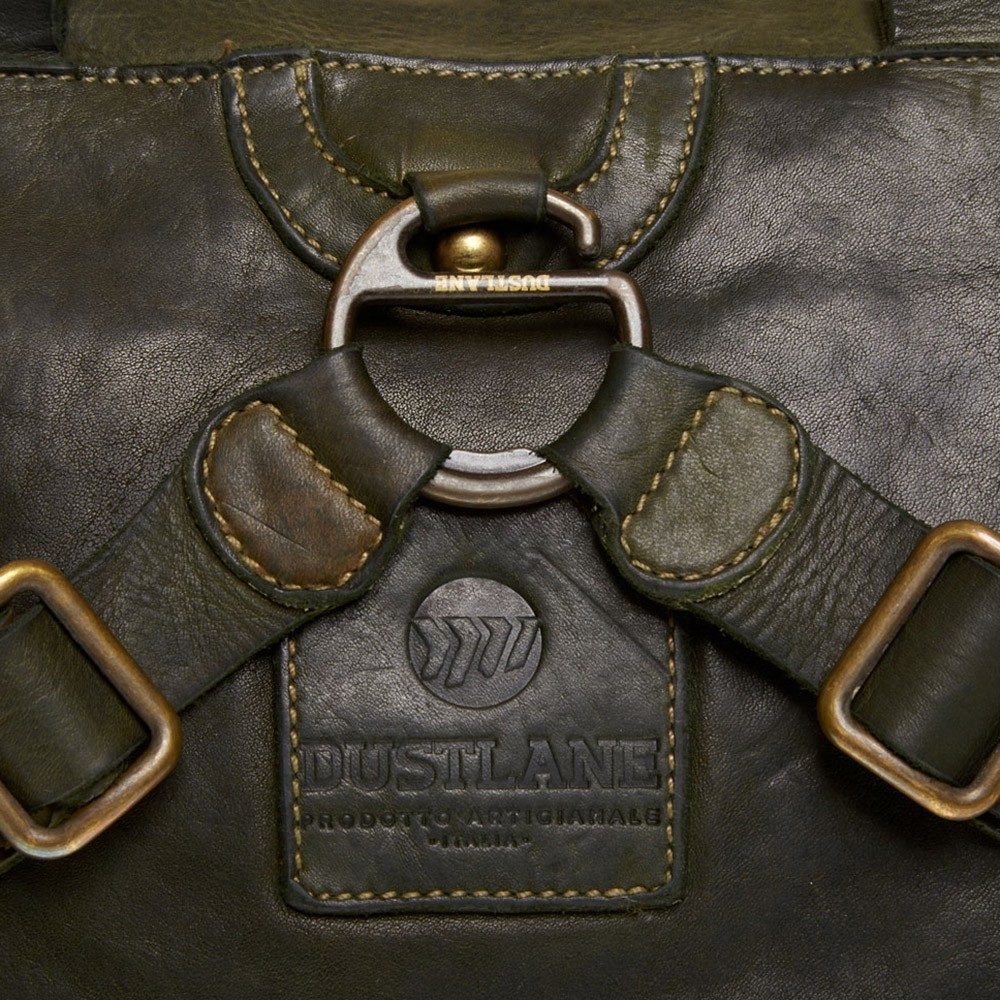 Borsa Laterale da Moto Dustlane Type One 20L Riders Kit – Pelle color Verde Bottiglia - immagine 5